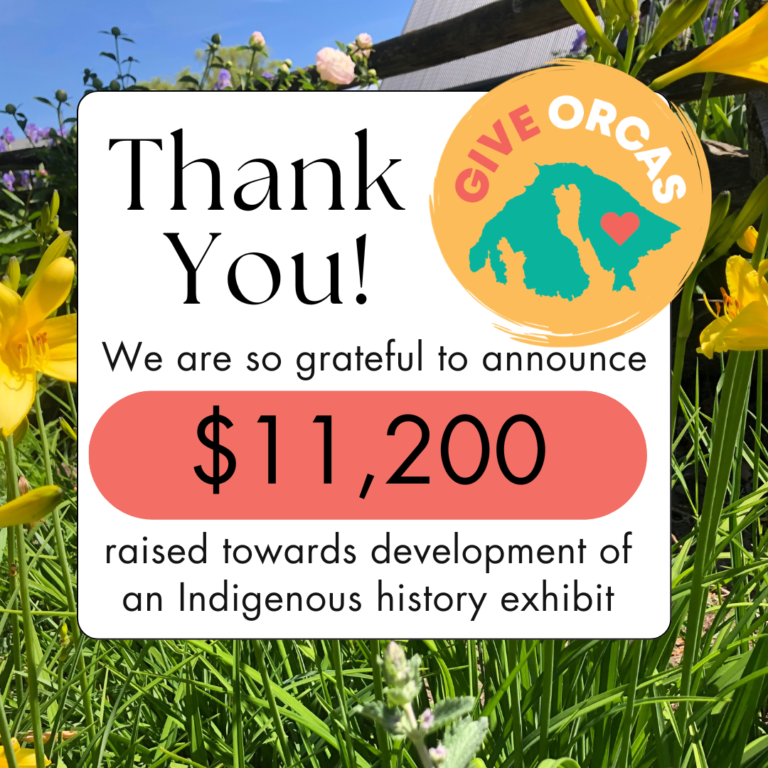 Fundraising update of $11,200 raised for Spring GiveOrcas campaign